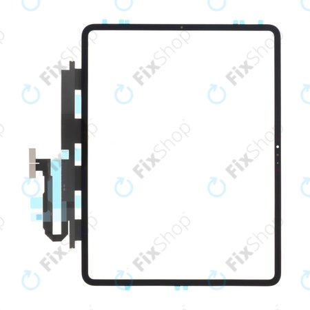 Apple iPad Pro 13 (2024) - Touchscreen Front Glas + Adhesive (Black)