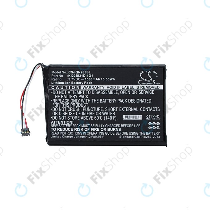 Garmin Nuvi 2639LMT, 2689LMT - Akku Batterie KI22BI31DI4G1 1500mAh HQ