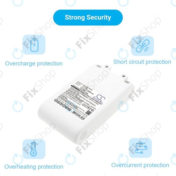 Xiaomi Dreame G10, G20, T10, T20 - Akku Batterie 3027689 Li-Ion 25.2V 2400mAh HQ