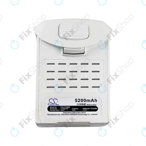 Akku batterie für DJI Phantom 4, 5200mAh, Li-Pol, 15.2V, HQ