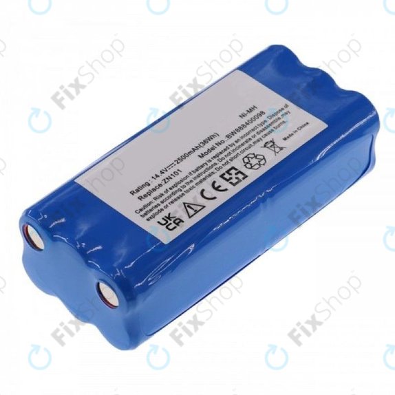 Ecovacs Dibea ZN101, K6, L6, Dirt Devil - Akku Batterie 0606004 Ni-MH 14.4V 2500mAh