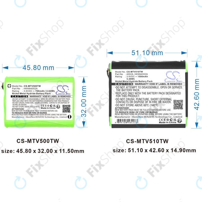Batterie für Motorola Talkabout T280, T200, T82, T82 Extreme, 700mAh, Ni-MH, 3.6V, HKNN4002A, HQ
