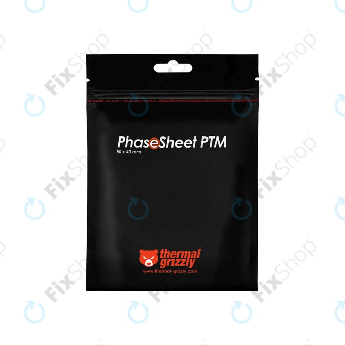 Wärmeleitpad 50x40x0,2mm, Thermal Grizzly PhaseSheet PTM