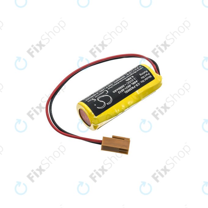 Batterie für GE Fanuc, 2000mAh, Li-MnO2, 3V, A98L-0031-0012, HQ