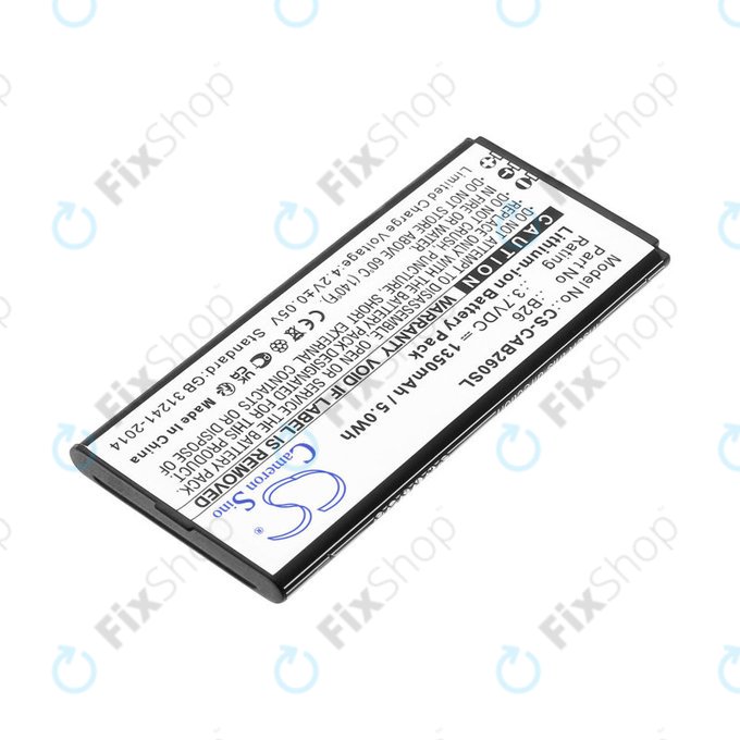 Batterie für Cat B26, 1350mAh, Li-Ion, 3.7V, B26, HQ
