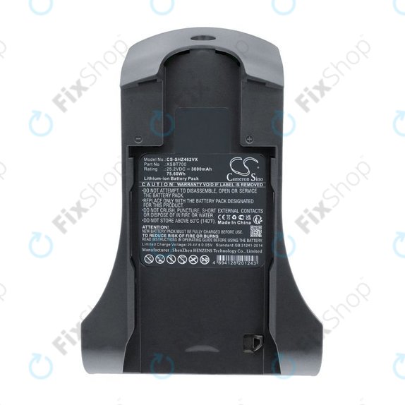 Akku batterie für Shark IZ, 3000mAh, Li-Ion, 25.2V, XSBT700, HQ