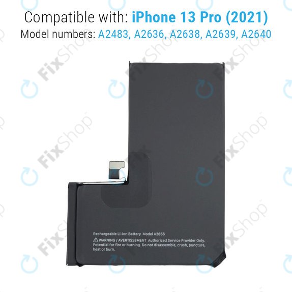Akku Batterie für iPhone 13 Pro, 3095mAh