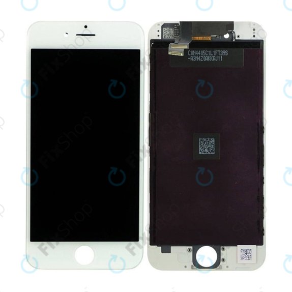 Display In-Cell für iPhone 6, White, Touchscreen-Glas mit Rahmen, FixPremium