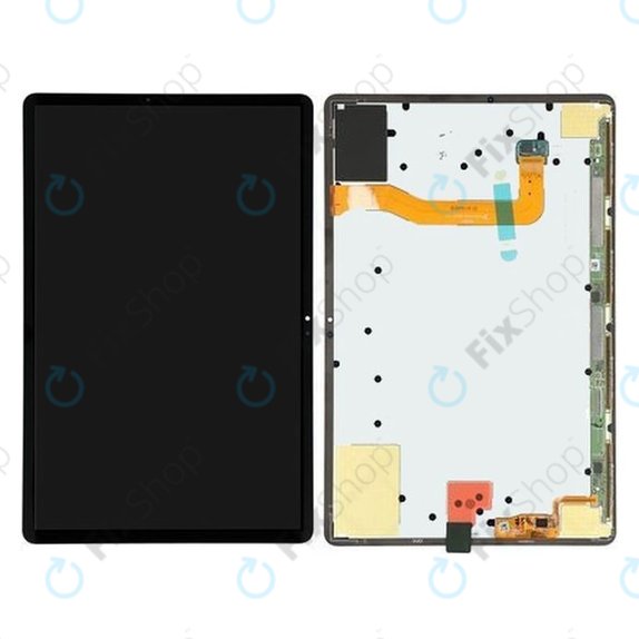 Samsung Galaxy Tab S7 Plus T970N, T976B - LCD Display + Touchscreen Front Glas (Mystic Black) - GH82-23864A, GH82-23407A Genuine Service Pack
