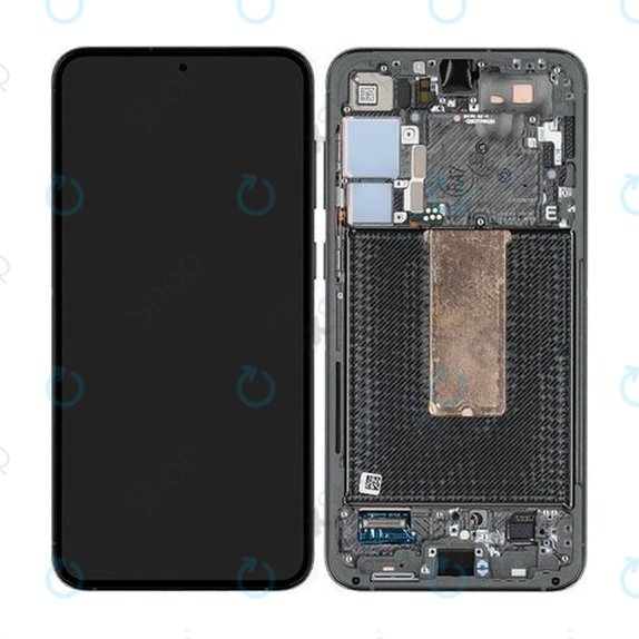 Samsung Galaxy S23 Plus S916B - LCD Display + Touchscreen Front Glas + Rahmen (Green) - GH82-30477C Genuine Service Pack