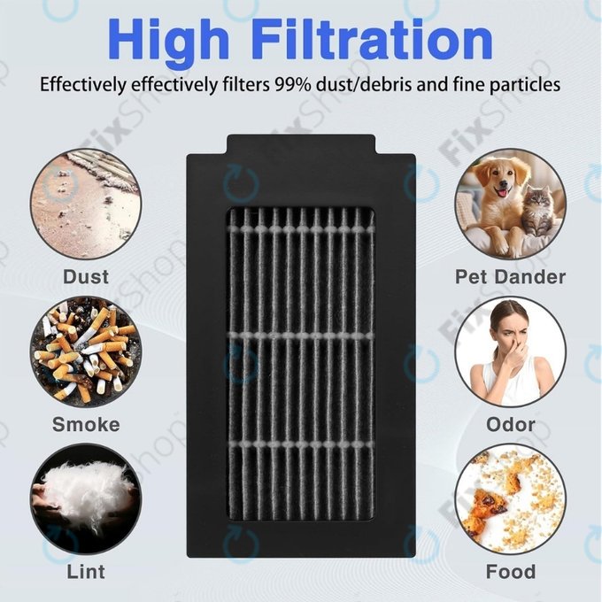 HEPA-Filter, 2 Stk. für Ecovacs Deebot T50 Omni, T50 Pro Omni, T50 Max, T50 Max Pro Omni