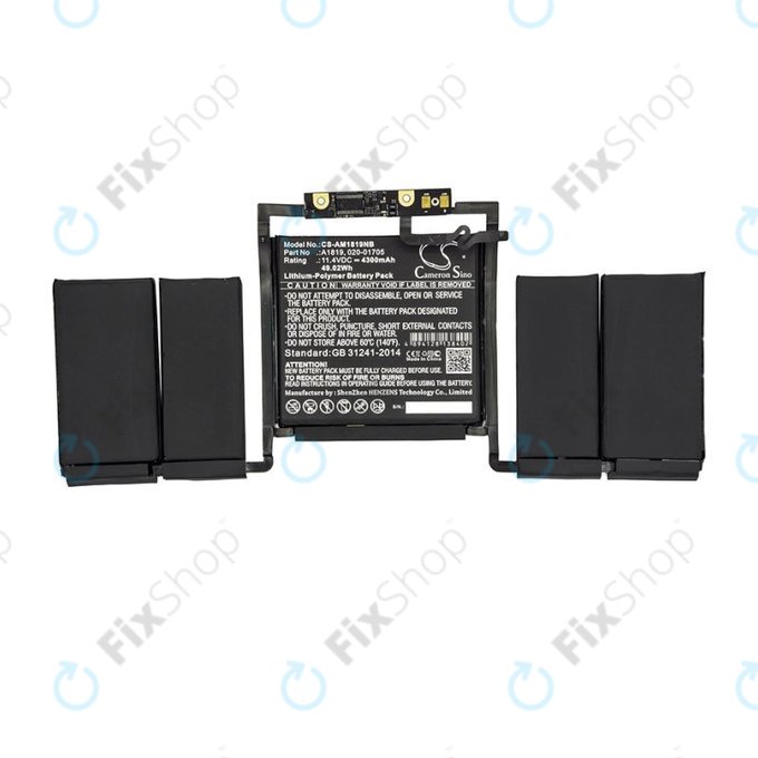 Apple MacBook Pro 13" A1706 (Early 2016 - Late 2017) - Akku Batterie A1819 4300mAh HQ