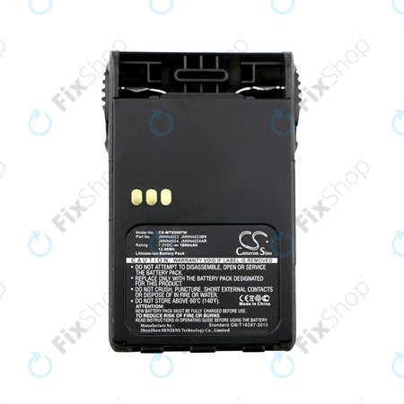 Batterie für Motorola EX500, 560, 600, GP329, 628, 644, PTX760, 1800mAh, Li-Ion, 7.2V, JMNN4023, HQ