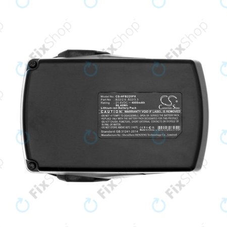 Akku batterie für Hilti B22 Ag 125-A22, Wsr 22-A, 4000mAh, Li-Ion, 21.6V, B22/2.6, HQ