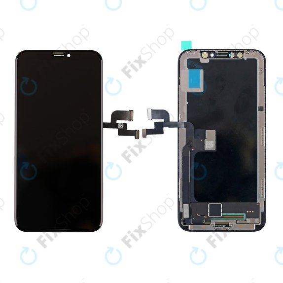 Display für iPhone X, Touchscreen-Glas mit Rahmen, Refurbished