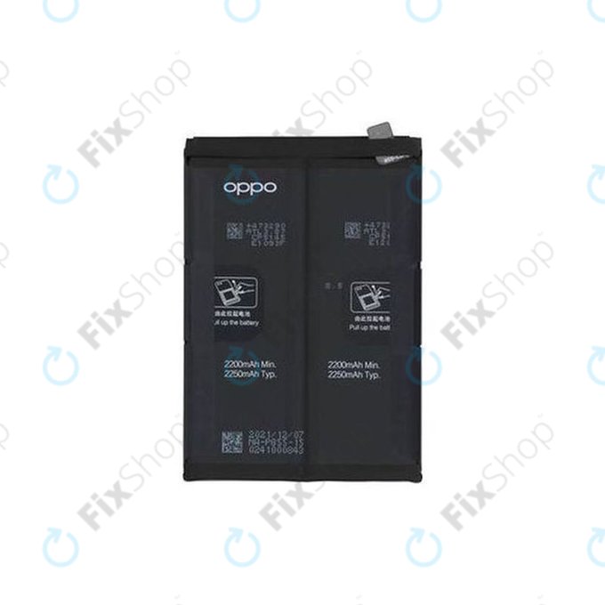 Oppo Reno 7 5G, Find X5 Lite - Akku Batterie BLP855 4500mAh - 4200006 Genuine Service Pack