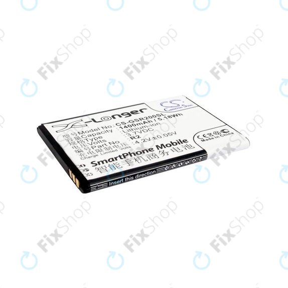 Akku batterie für Gigabyte Gsmart Roma, R2, Li-ion, 3.7V, 1400mAh, HQ