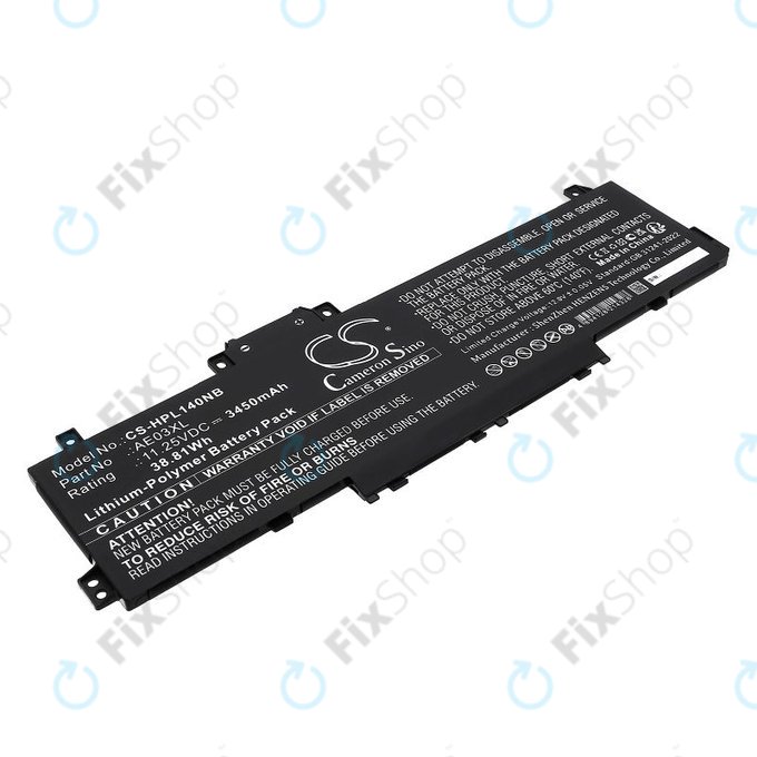 Akku batterie für HP 14, 15, 3450mAh, Li-Pol, 11.25V, AE03XL, HQ