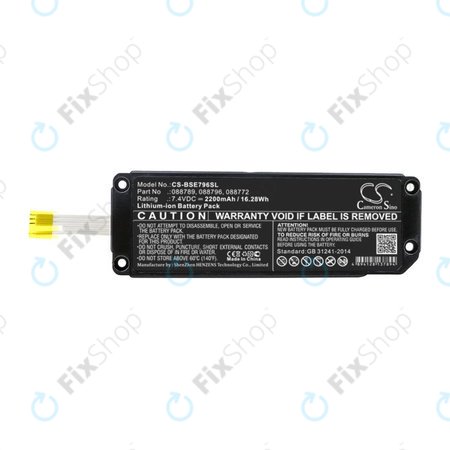 Akku batterie für Bose Soundlink Mini 2, 2200mAh, Li-Ion, 7.4V, 088789, HQ