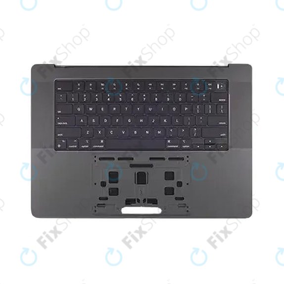 Oberer Tastaturrahmen für MacBook Pro 16", A3403 (2024), mit US-Tastatur und Akku, Space Black, 661-42823, Genuine Apple