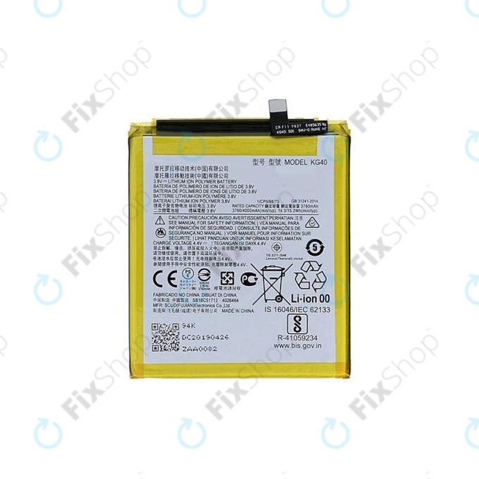 Motorola Moto E7, G8, G8 Play, One Macro - Akku Batterie KG40 4000mAh