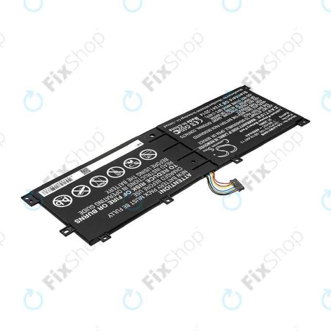 Batterie für Lenovo IdeaPad Miix 510, Miix520, Miix 5 Pro, 4850mAh, Li-Pol, 7.68V, 2ICP5/70/106, HQ