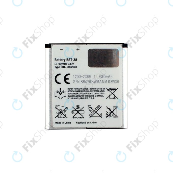 Sony Ericsson C902 - Akku Batterie 930mAh