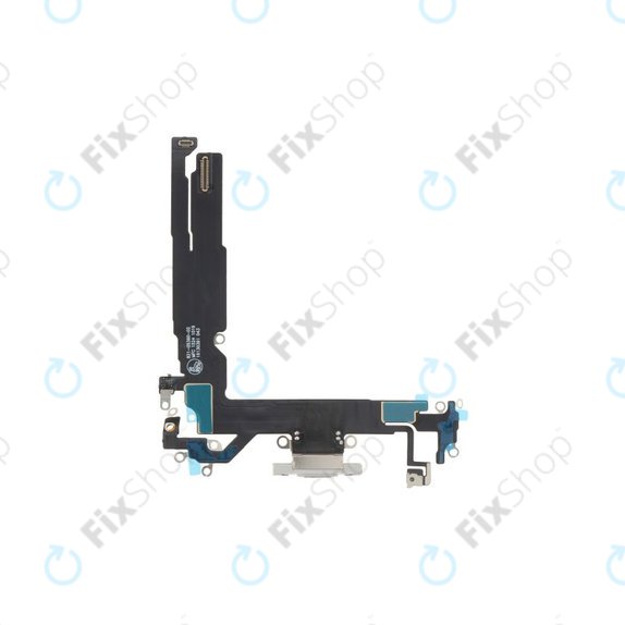 Apple iPhone 16 - Ladestecker Ladebuchse + Flex Kabel (White)