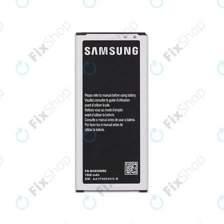 Samsung Galaxy Alpha G850F - Akku Batterie EB-BG850BBE 1860mAh - GH43-04278A Genuine Service Pack
