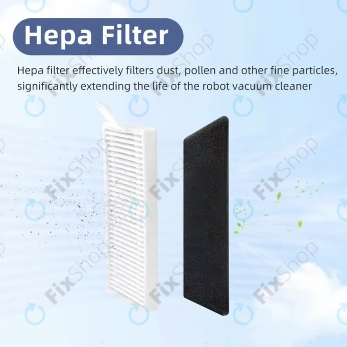 HEPA-Filter, 2 Stk. für Rowenta X-plorer S65, S65+, S70, S70+, S75s, S75s+