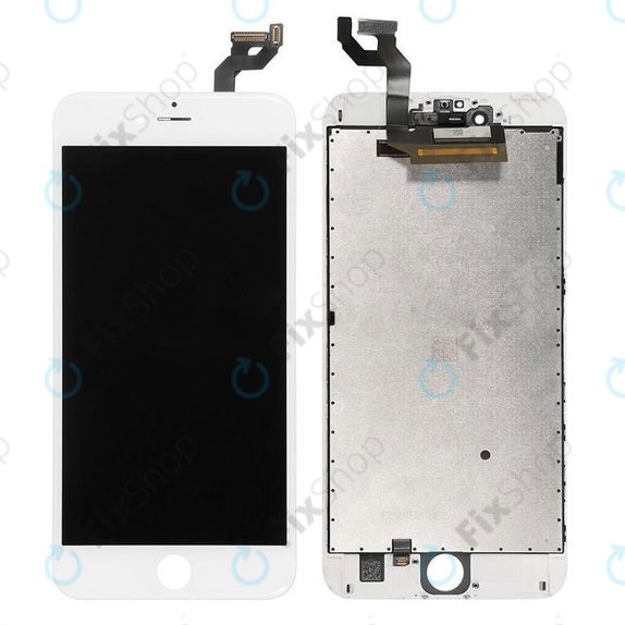 Apple iPhone 6S Plus - LCD Display + Touchscreen Front Glas + Rahmen (White) Refurbished