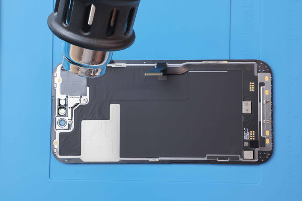 Erhitzen der Frontsensor-Einheit