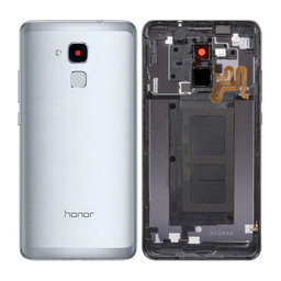 Huawei Honor 7 Lite Dual (NEM-L21) - Akkudeckel + Fingerprint Sensor (Silver)