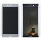 Sony Xperia XZ F8331 - LCD Display + Touchscreen Front Glas (Silber) - 1304-9086 Genuine Service Pack