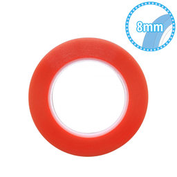 Magic RED Tape - Doppelseitiges Klebeband - 8mm x 25m (Transparent)