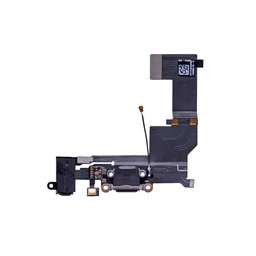 Apple iPhone SE - Ladestecker Ladebuchse + Flex Kabel (Black)