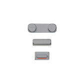 Apple iPhone 5S, SE - Einschalt- Silent Mode und Lautstärke Tasten (Space Gray)