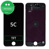 Display für iPhone 5C, Black, Touchscreen-Glas mit Rahmen