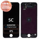 Apple iPhone 5C - LCD Display + Touchscreen front Glas + Rahmen (Schwarz) Original Refurbished