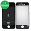 Apple iPhone 4 - LCD Display + Touchscreen Front Glas + Rahmen (Black) TFT