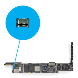 Apple iPad Air - Motherboard + SIM Kartenleser Stecker