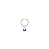 Apple iPad Air - Plastik Home Taste Ring (White)
