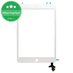 Apple iPad Mini, Mini 2 - Touchscreen Front Glas + IC Anschluss (White)