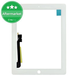 Apple iPad 3, iPad 4 - Touchscreen Front Glas (White)