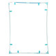 Apple iPad 2 - Unter Touchglas Plastik Rahmen (White)