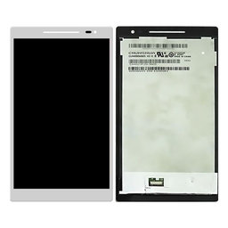 Asus ZenPad 8 Z380C, Z7380CX - LCD Display + Touchscreen Front Glas (White) TFT