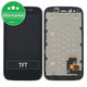 Motorola Moto G XT1032, XT1033 - LCD Display + Touchscreen Front Glas + Rahmen TFT