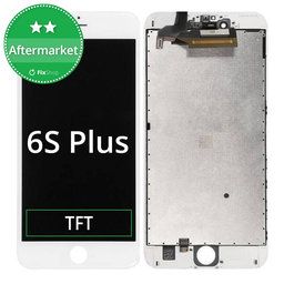 Apple iPhone 6S Plus - LCD Display + Touchscreen Front Glas + Rahmen (White) TFT