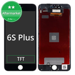 Apple iPhone 6S Plus - LCD Display + Touchscreen Front Glas + Rahmen (Black) TFT