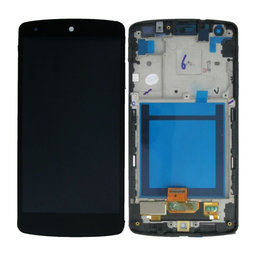 LG Nexus 5 D821 - LCD Display + Touchscreen Front Glas + Rahmen (Black) TFT
